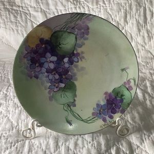 Vintage hand painted plate.